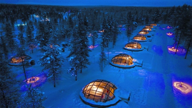 Trầm trồ trước 10 khách sạn băng đẹp nhất thế giới
