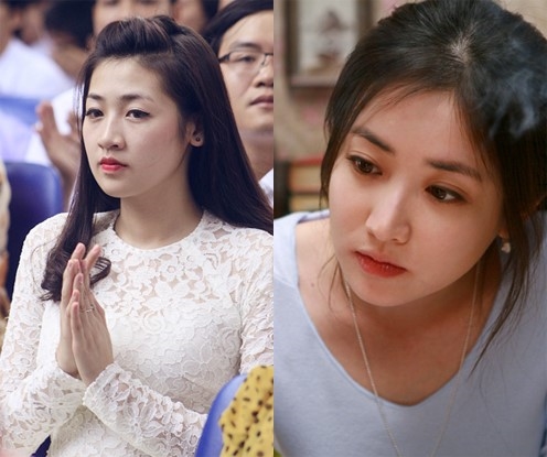 Á hậu Tú Anh từ lâu đã được đánh giá rất giống nữ diễn viên nổi tiếng Choi Jung Won. Sở hữu gương mặt đầy phúc hậu, má lúm đồng tiền, độ giống nhau giữa họ lên đến 80%.  