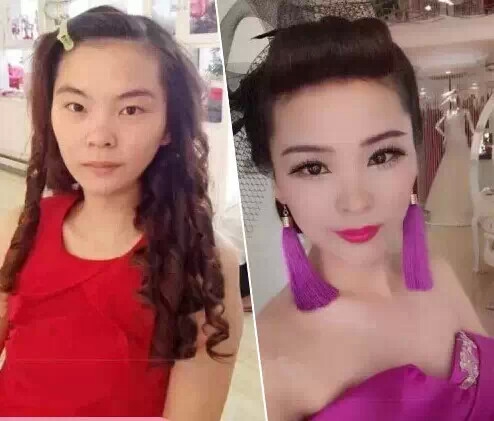 bestie co dau lot xac truoc sau trang diem