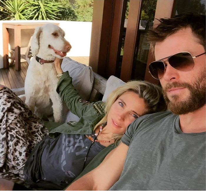 bestie chris hemsworth