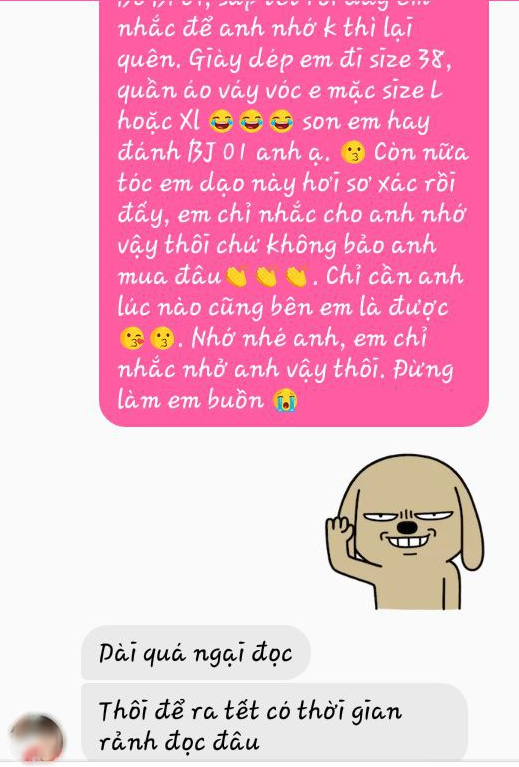 bestie thu long nguoi yeu