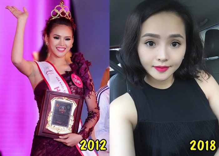 So sánh nhan sắc hoa hậu Việt ngày ấy đăng quang và bây giờ