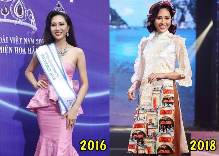 So sánh nhan sắc hoa hậu Việt ngày ấy đăng quang và bây giờ