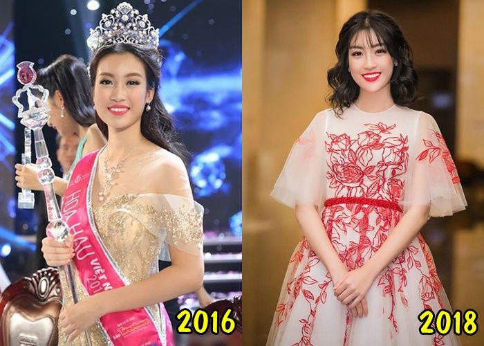 So sánh nhan sắc hoa hậu Việt ngày ấy đăng quang và bây giờ