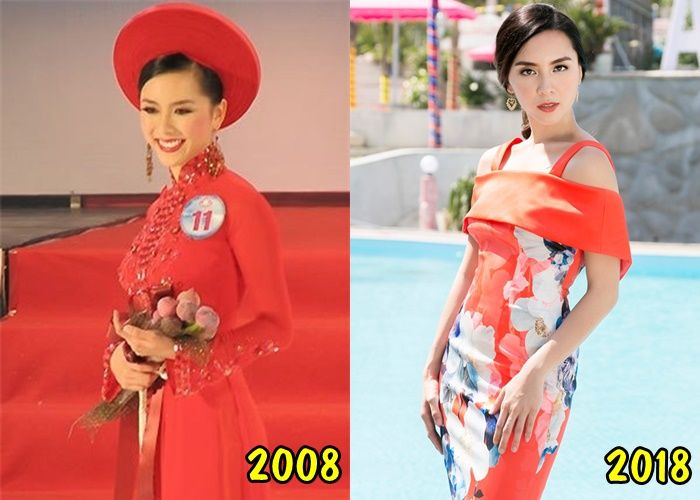 So sánh nhan sắc hoa hậu Việt ngày ấy đăng quang và bây giờ