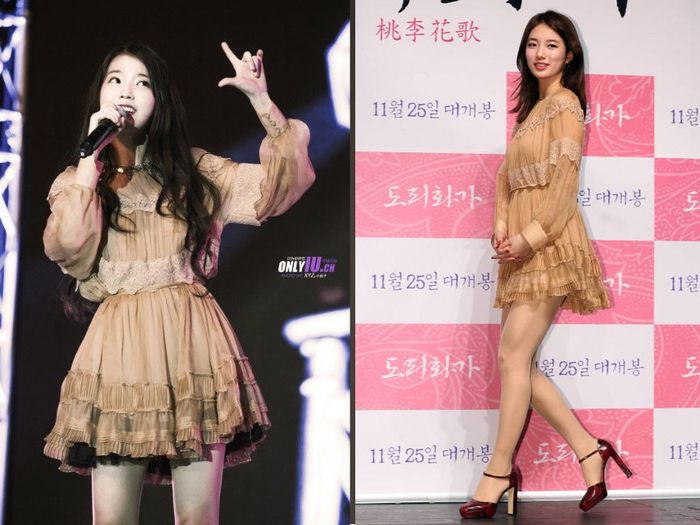bestie Suzy mac do dung hang bi lep ve