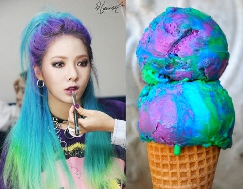 Những màu tóc độc lạ chỉ có idol mới dám thử