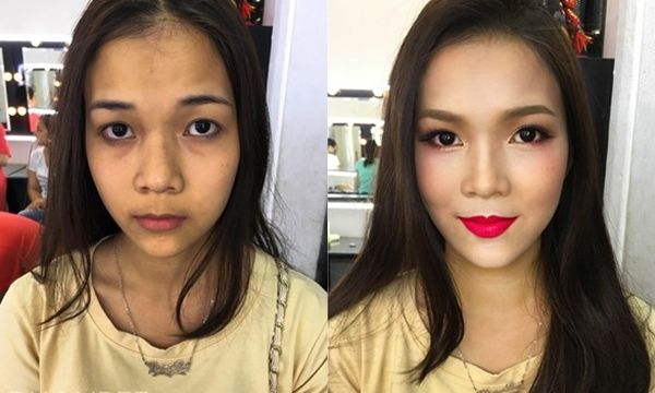 Bestie khong khoi bat ngo truoc phep mau cua makeup