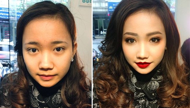 Bestie khong khoi bat ngo truoc phep mau cua makeup