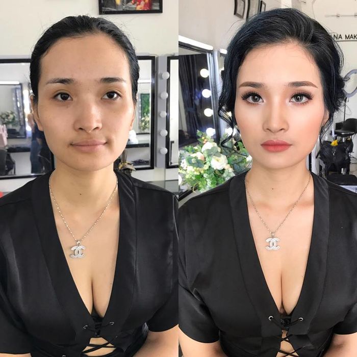 Bestie khong khoi bat ngo truoc phep mau cua makeup