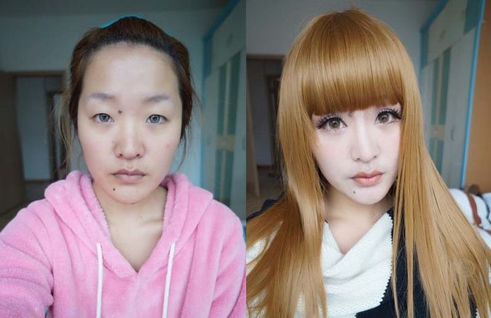 Bestie khong khoi bat ngo truoc phep mau cua makeup
