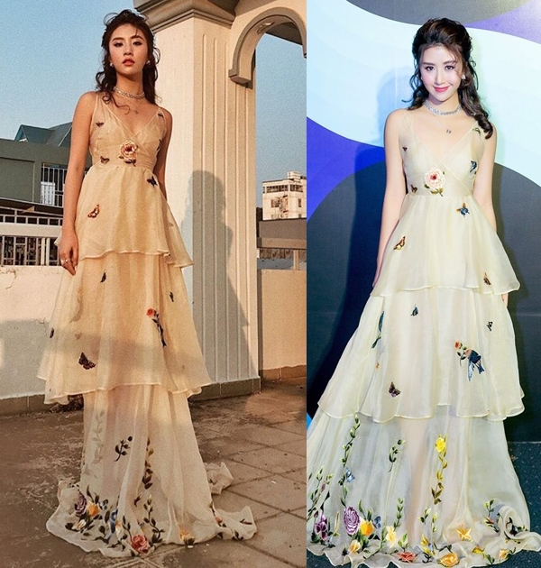Khi sao Viet dien 1 chiec vay 2 so phan: thanh photoshop da no cong chung 1 loi xin loi