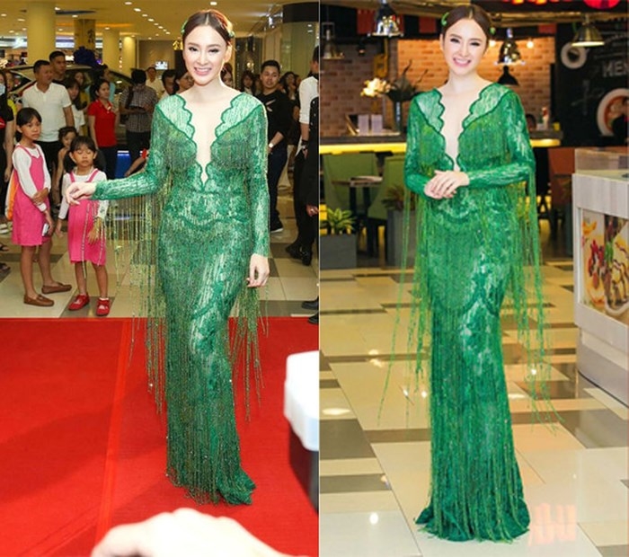 Khi sao Viet dien 1 chiec vay 2 so phan: thanh photoshop da no cong chung 1 loi xin loi