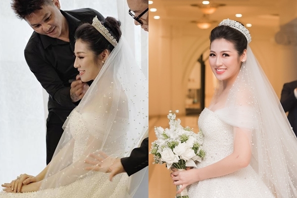 Những chiếc váy cưới đắt xắt ra miếng của mỹ nhân Việt