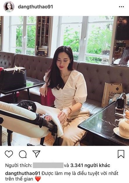 Sau 5 tháng, Hoa hậu Đặng Thu Thảo cũng chịu khoe con gái