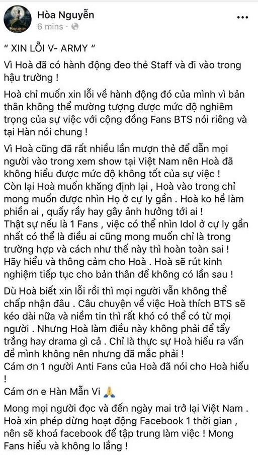 Moi nghiet duyen giua sao Viet và fan Kpop: Nem da toi boi vi dung cham den sao Han