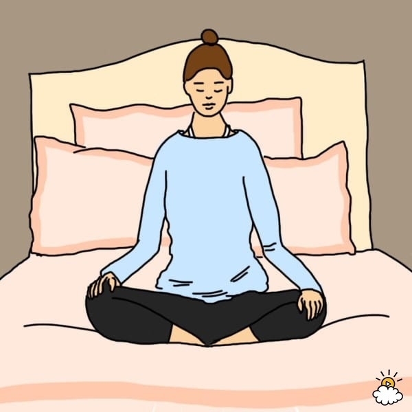 Loại bỏ căng thẳng, ngủ ngon hơn với 10 động tác yoga trên giường