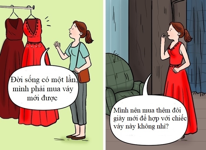 Những cách ngụy biện cho thói quen mua sắm vô tội vạ của chị em phụ nữ