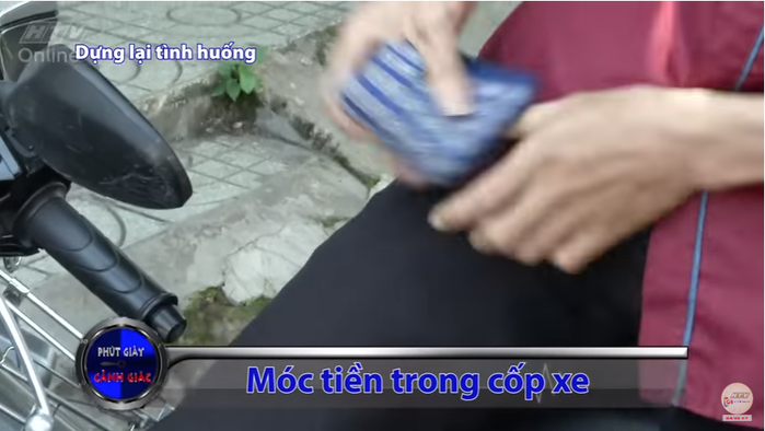 Để tiền trong cốp, người phụ nữ tá hỏa vì chiếc ví mất tích