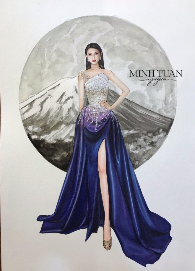 Trang phục đẹp mắt của các mỹ nhân khi thi Quốc tế