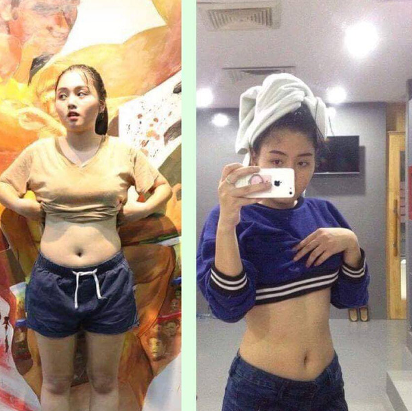 Sợ cảnh vừa mập vừa ế tới già, cô gái kiên trì giảm 14 kg