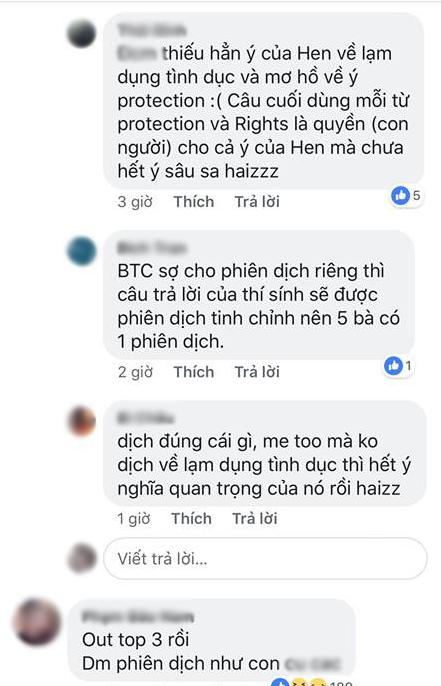 CĐM ấm ức vì người phiên dịch bỏ ý trong câu ứng xử của H'Hen Niê