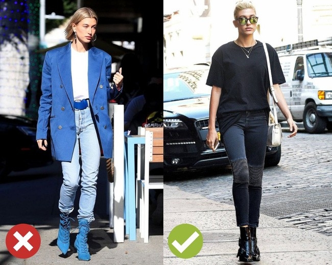 Chị em cần tránh xa kiểu mặc quần jeans + boots thấp cổ này