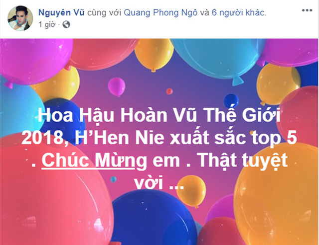 H’Hen Niê nhận được “cơn mưa lời khen” từ sao Vbiz