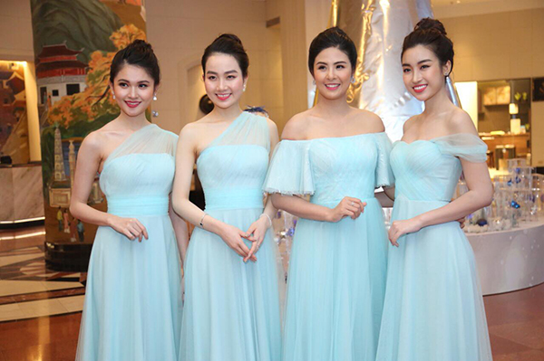 Khách mời toàn Hoa hậu, Á hậu trong tiệc cưới của Ngô Thanh Thanh Tú