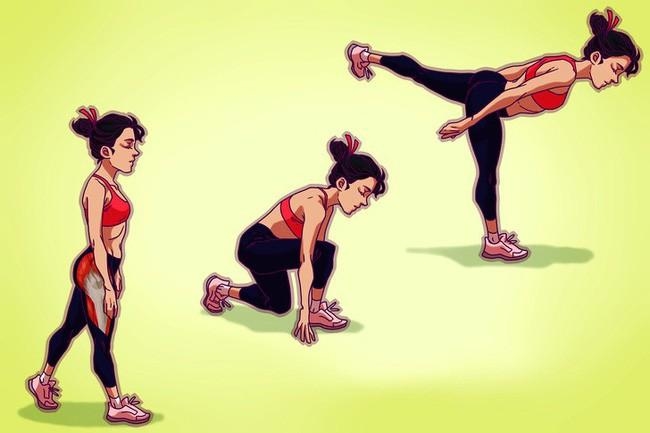 7 bài tập thể dục giúp giảm mỡ đùi, chân thon dài