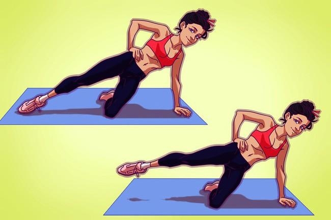 7 bài tập thể dục giúp giảm mỡ đùi, chân thon dài