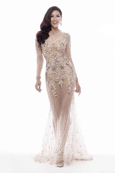 9 tuyệt tác đầm dạ hội của các hoa hậu Việt ở Miss Universe