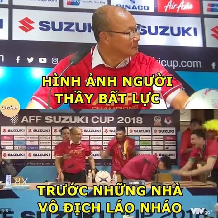 Loạt ảnh troll cười muốn gục ngã sau trận chung kết AFF Cup