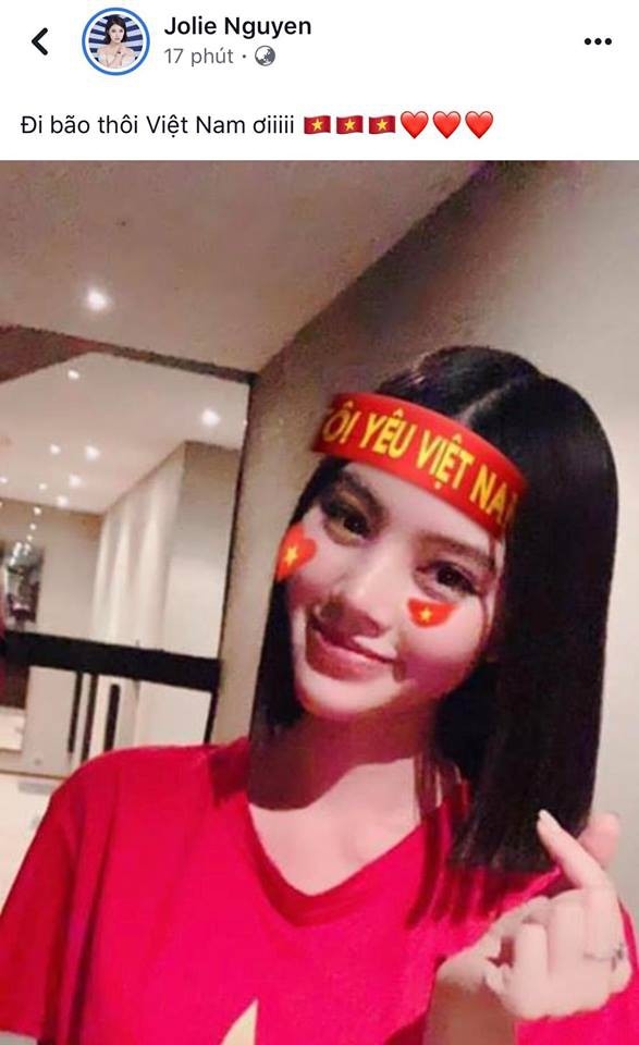 Muôn kiểu ăn mừng của dàn sao Vbiz khi tuyển Việt Nam vào chung kết