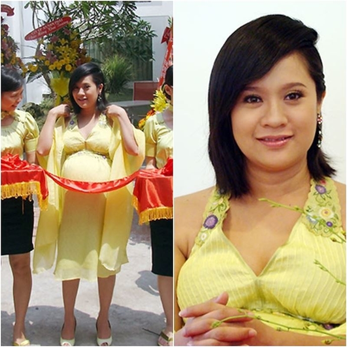 Sao Việt xuống sắc khi mang thai: Mặt sưng mũi nở, lộ ngấn cổ