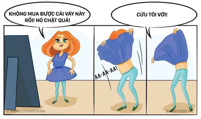 Cười ra nước mắt với những hình ảnh như thể là thương hiệu với con gái