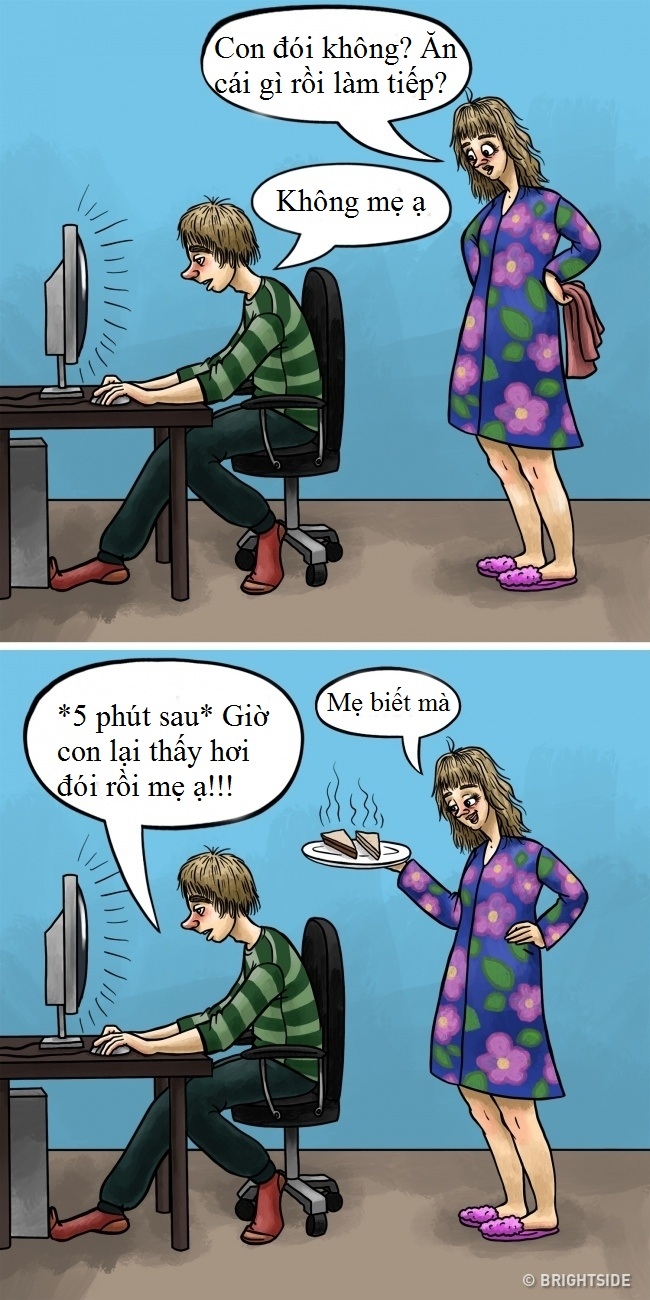 Bộ tranh chứng minh mọi bà mẹ đều là siêu nhân
