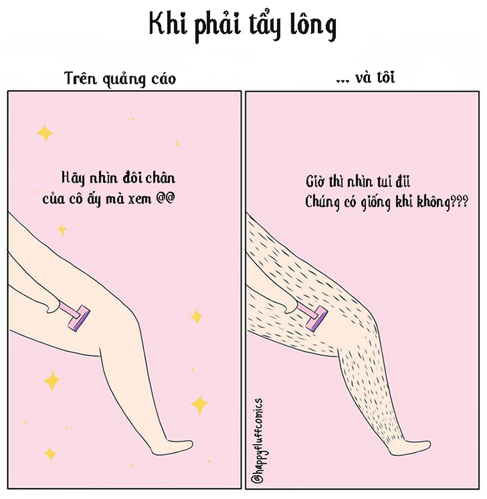 Cười ra nước mắt với những hình ảnh như thể là thương hiệu với con gái