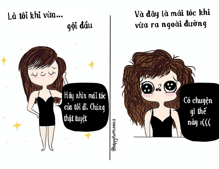 Cười ra nước mắt với những hình ảnh như thể là thương hiệu với con gái