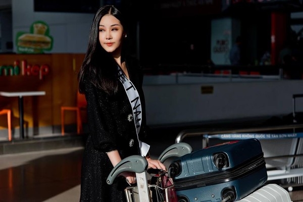 Lê Âu Ngân Anh bấp chấp thi Miss Intercontinental