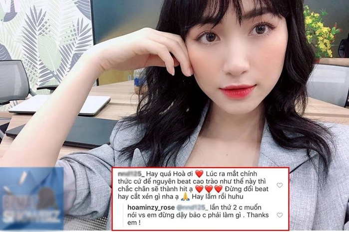 Bạn trai Hòa Minzy đăng ảnh bảo vệ bạn gái sau khi cô bị ném đá