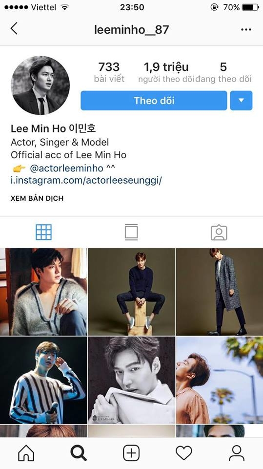 Nam Em khoe ảnh chụp tư thế phản cảm gửi cho Lee Min Ho