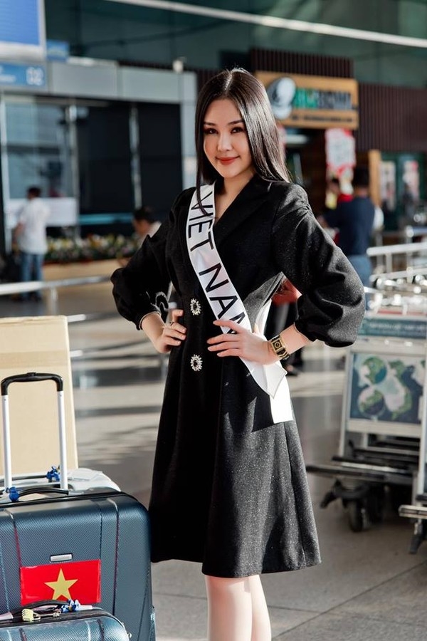 Lê Âu Ngân Anh bấp chấp thi Miss Intercontinental