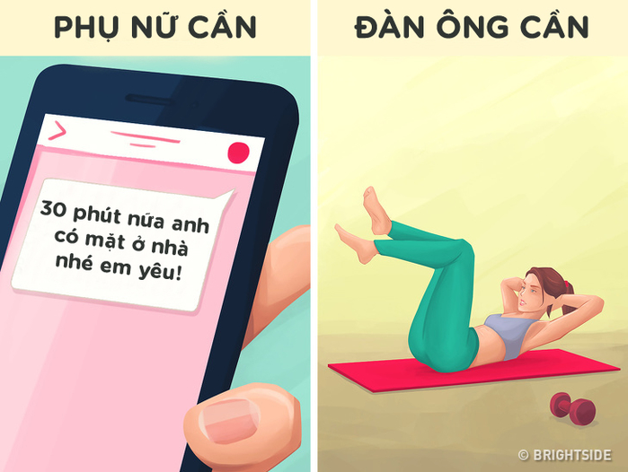5 khác biệt trong mong muốn giữa đàn ông và phụ nữ
