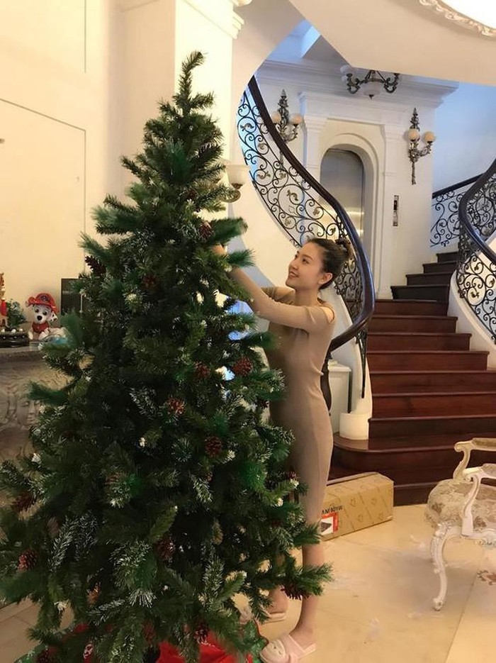 Á hậu Tú Anh khoe nhà tiền tỷ cạnh bờ sông đẹp như quán cafe