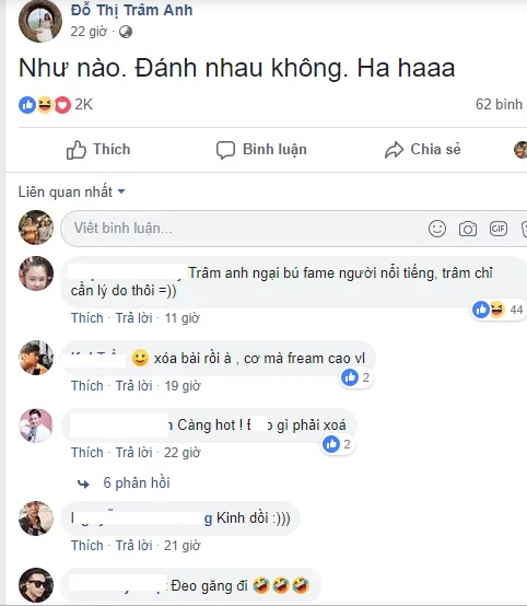 Bị chỉ trích đu bám Tiến Dũng, Trâm Anh thách thức CĐM