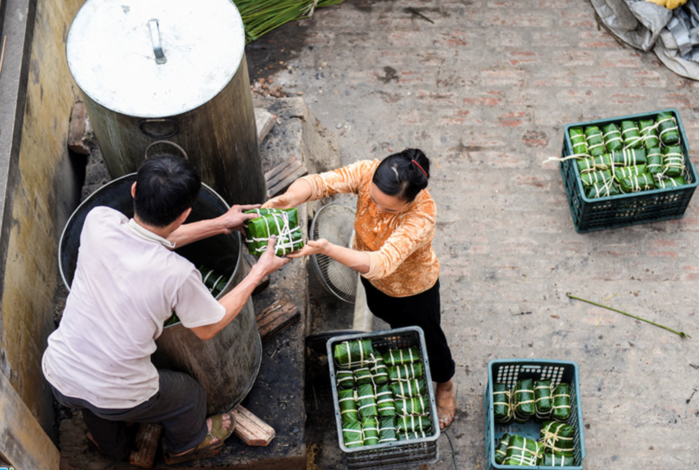 Cách bảo quản bánh chưng, bánh tét ngày Tết