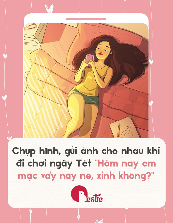 Cảm giác khi yêu xa ngày Tết