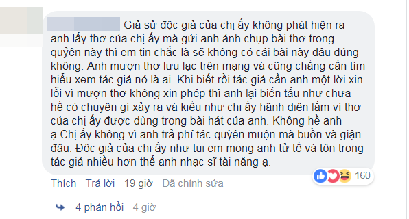 Châu Đăng Khoa vẫn bị ném đá dù thừa nhận mượn ý thơ và đã hòa giải