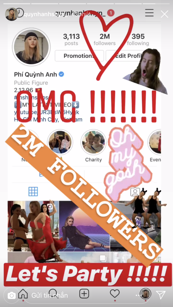 Điểm danh các hot girl thuộc hội triệu followers trên Instagram